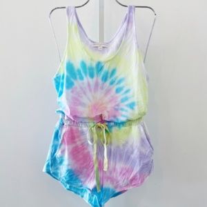 Spiritual Gangster Tie Dye Romper